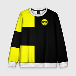 Свитшот детский BVB FC: Black style, цвет: 3D-белый