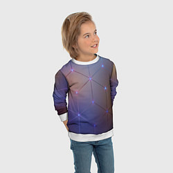 Свитшот детский НЕЙРОННАЯ СЕТЬ NEURAL NETWORK, цвет: 3D-белый — фото 2