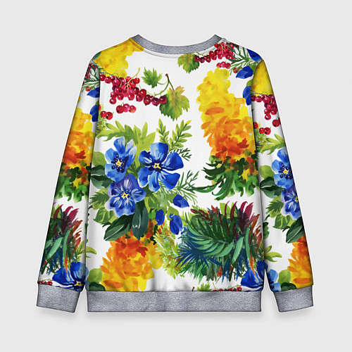 Детский свитшот Summer / 3D-Меланж – фото 2