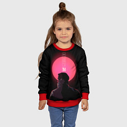 Свитшот детский Blade Runner: Acid sun, цвет: 3D-красный — фото 2