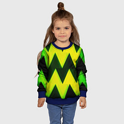 Свитшот детский Zigzag, цвет: 3D-синий — фото 2