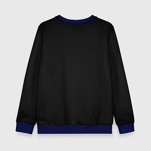 Детский свитшот PSG FC: Black 2018 / 3D-Синий – фото 2
