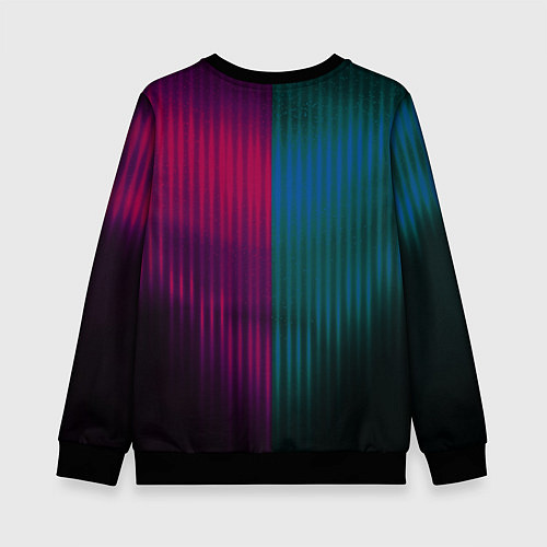 Детский свитшот Barcelona FC: Abstract 2018 / 3D-Черный – фото 2