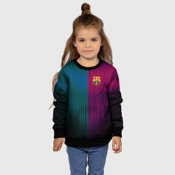 Свитшот детский Barcelona FC: Abstract 2018, цвет: 3D-черный — фото 2