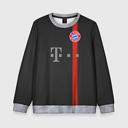 Свитшот детский Bayern FC: Black 2018, цвет: 3D-меланж