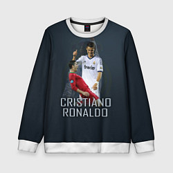 Свитшот детский Christiano Ronaldo, цвет: 3D-белый