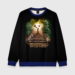 Свитшот детский Led Zeppelin: Way to Heaven, цвет: 3D-синий