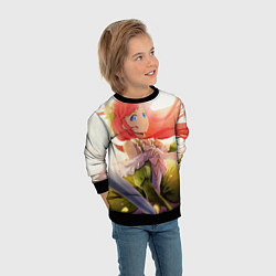 Свитшот детский Терезия ван Астрея, цвет: 3D-черный — фото 2