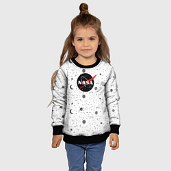 Свитшот детский NASA: Moonlight, цвет: 3D-черный — фото 2