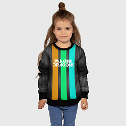 Свитшот детский Imagine Dragons: Evolve Lines, цвет: 3D-черный — фото 2