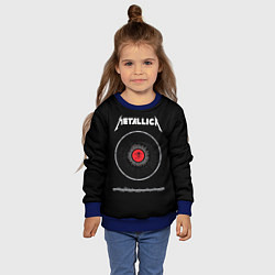 Свитшот детский Metallica Vinyl, цвет: 3D-синий — фото 2