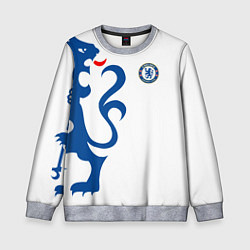 Свитшот детский FC Chelsea: White Lion, цвет: 3D-меланж
