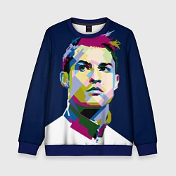 Детский свитшот Cristiano Ronaldo Art