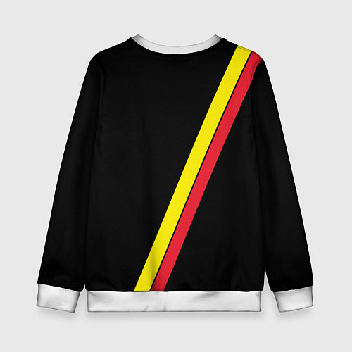 Детский свитшот Сборная Бельгии / 3D-Белый – фото 2