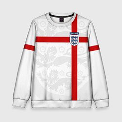 Свитшот детский Сборная Англии, цвет: 3D-белый