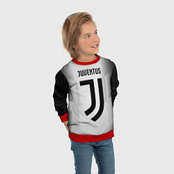 Свитшот детский FC Juventus: Silver Original, цвет: 3D-красный — фото 2
