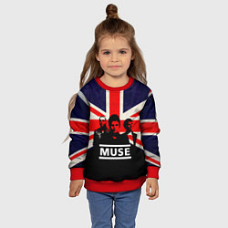 Свитшот детский Muse UK, цвет: 3D-красный — фото 2