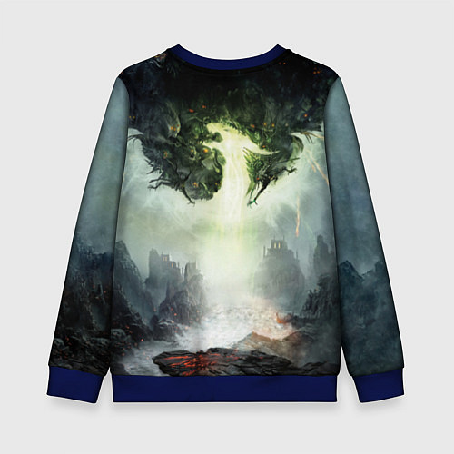 Детский свитшот Dragon Age: Inquisition / 3D-Синий – фото 2