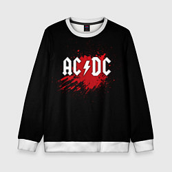 Свитшот детский AC/DC: Red Spot, цвет: 3D-белый