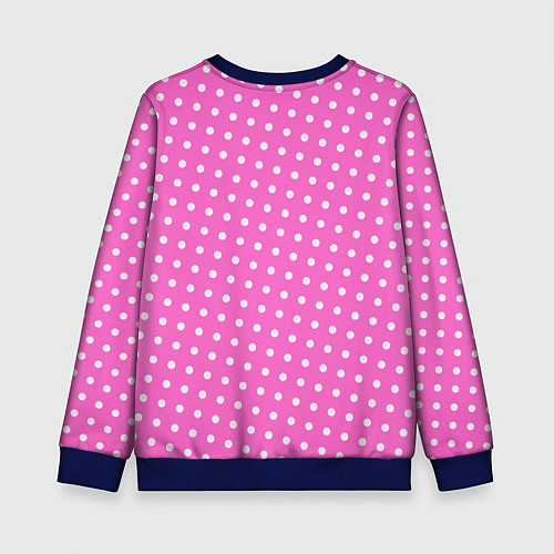 Детский свитшот Пошлая Молли: Розовый стиль / 3D-Синий – фото 2