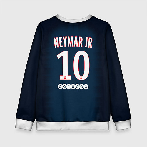 Детский свитшот FC PSG: Neymar Home 1819 / 3D-Белый – фото 2