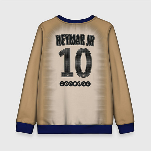 Детский свитшот FC PSG: Neymar Away 1819 / 3D-Синий – фото 2