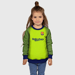 Свитшот детский FC Barcelona: Home 18/19, цвет: 3D-синий — фото 2