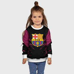 Свитшот детский Barcelona FC: Sport Fashion, цвет: 3D-белый — фото 2