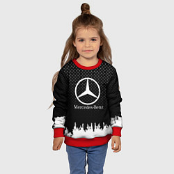 Свитшот детский Mercedes-Benz: Black Side, цвет: 3D-красный — фото 2