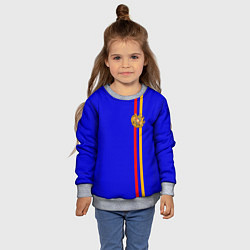 Свитшот детский Армения, цвет: 3D-меланж — фото 2