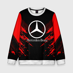 Свитшот детский Mercedes-Benz: Red Anger, цвет: 3D-белый
