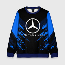 Свитшот детский Mercedes-Benz: Blue Anger, цвет: 3D-синий