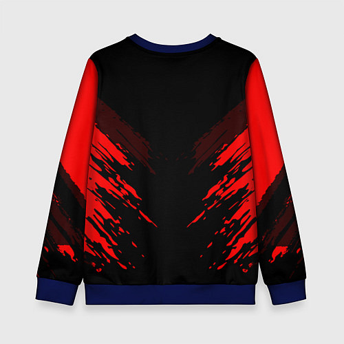 Детский свитшот Honda: Red Anger / 3D-Синий – фото 2