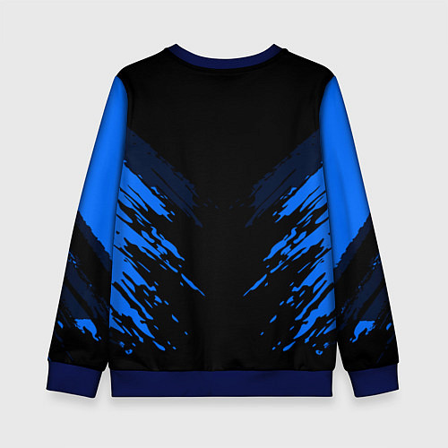 Детский свитшот Lexus: Blue Anger / 3D-Синий – фото 2