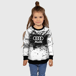 Свитшот детский Audi: Black Spray, цвет: 3D-черный — фото 2