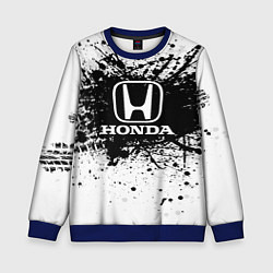 Свитшот детский Honda: Black Spray, цвет: 3D-синий