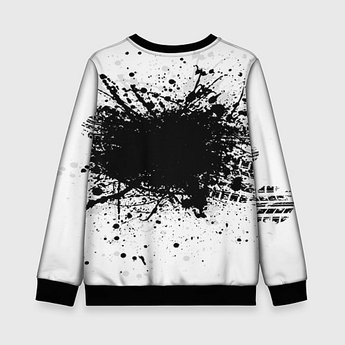 Детский свитшот Honda: Black Spray / 3D-Черный – фото 2