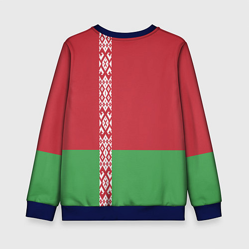 Детский свитшот Беларусь / 3D-Синий – фото 2