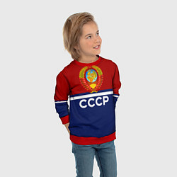 Свитшот детский СССР: Спортсмен, цвет: 3D-красный — фото 2