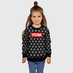 Свитшот детский FCSM Supreme, цвет: 3D-черный — фото 2