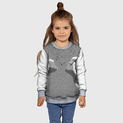 Свитшот детский Royal Blood, цвет: 3D-меланж — фото 2