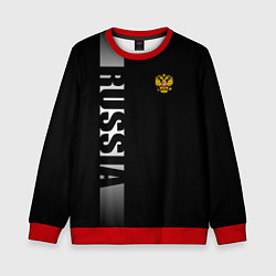 Детский свитшот Russia: Black Line