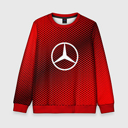 Свитшот детский Mercedes: Red Carbon, цвет: 3D-красный