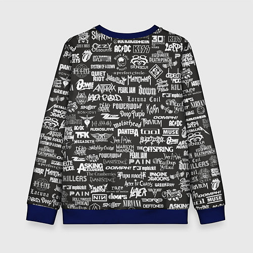 Детский свитшот Rock Star / 3D-Синий – фото 2