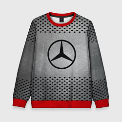 Свитшот детский Mercedes-Benz: Hardened Steel, цвет: 3D-красный
