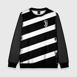 Свитшот детский Juve: B&W Lines, цвет: 3D-черный