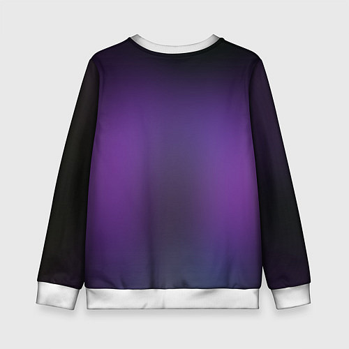 Детский свитшот Violet Raven / 3D-Белый – фото 2