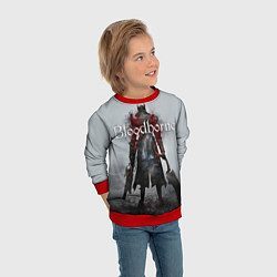 Свитшот детский Bloodborne: Hell Knight, цвет: 3D-красный — фото 2