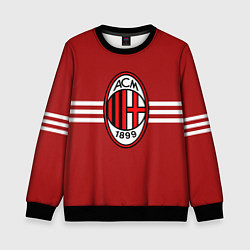 Свитшот детский AC Milan 1899, цвет: 3D-черный