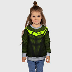 Свитшот детский CS:GO Carbon Form, цвет: 3D-меланж — фото 2